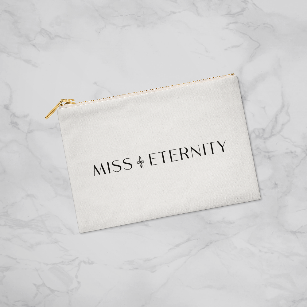 Miss Eternity Zippered Pouch